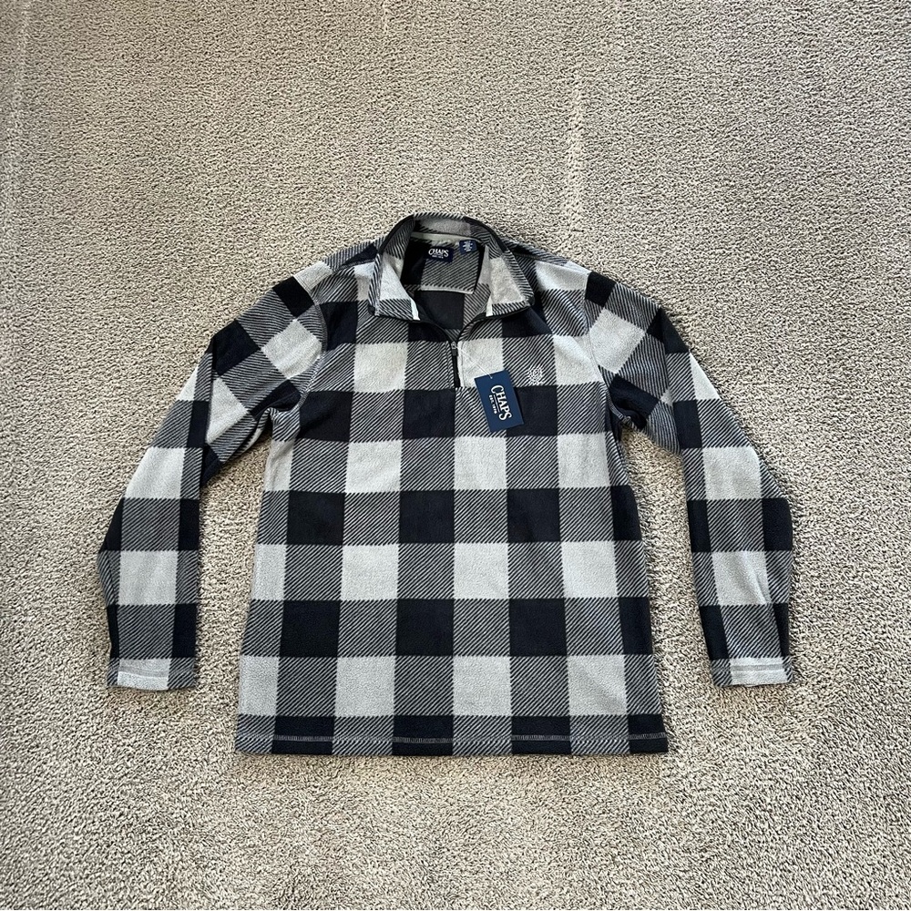 Chaps 1/4 Zip Fleece Pullover Men’s Size Large